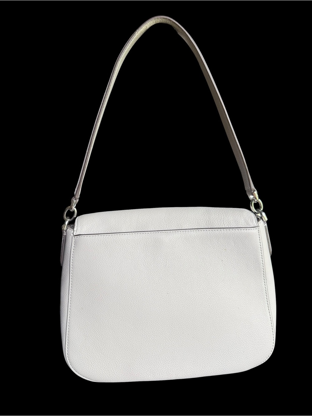 kate spade Soft Gray Pebbled Leather Shoulder Bag - Picture 2 of 12